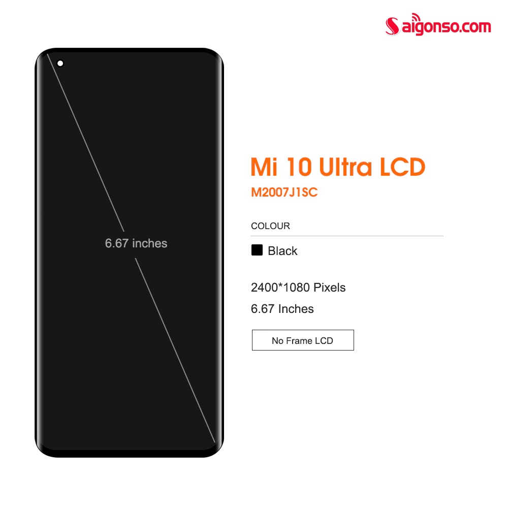 màn hình Xiaomi Mi 10 Ultra chính hãng